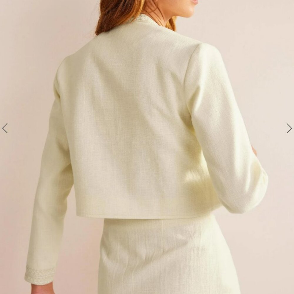 Boden Cropped Cotton Jacket 8 - Picture 3 of 9